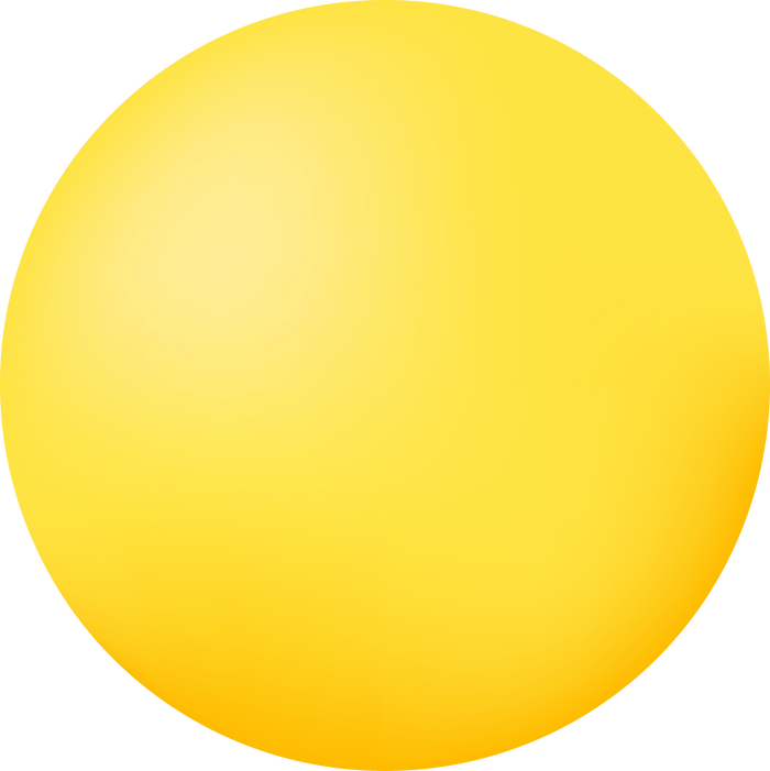 Yellow Gradient Ball